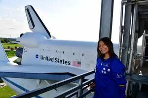 Melanny Yuliana González Cabrera, tripulante de la segunda misión del programa “Ella es Astronauta” de la Fundación She Is, inauguró la primera sala espacial del piedemonte llanero.