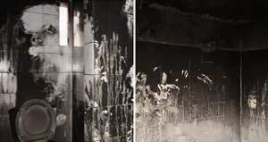 Así quedaron las paredes del pabellón 8. La mayoría de los muertos se encontraban en el baño, según las autoridades.