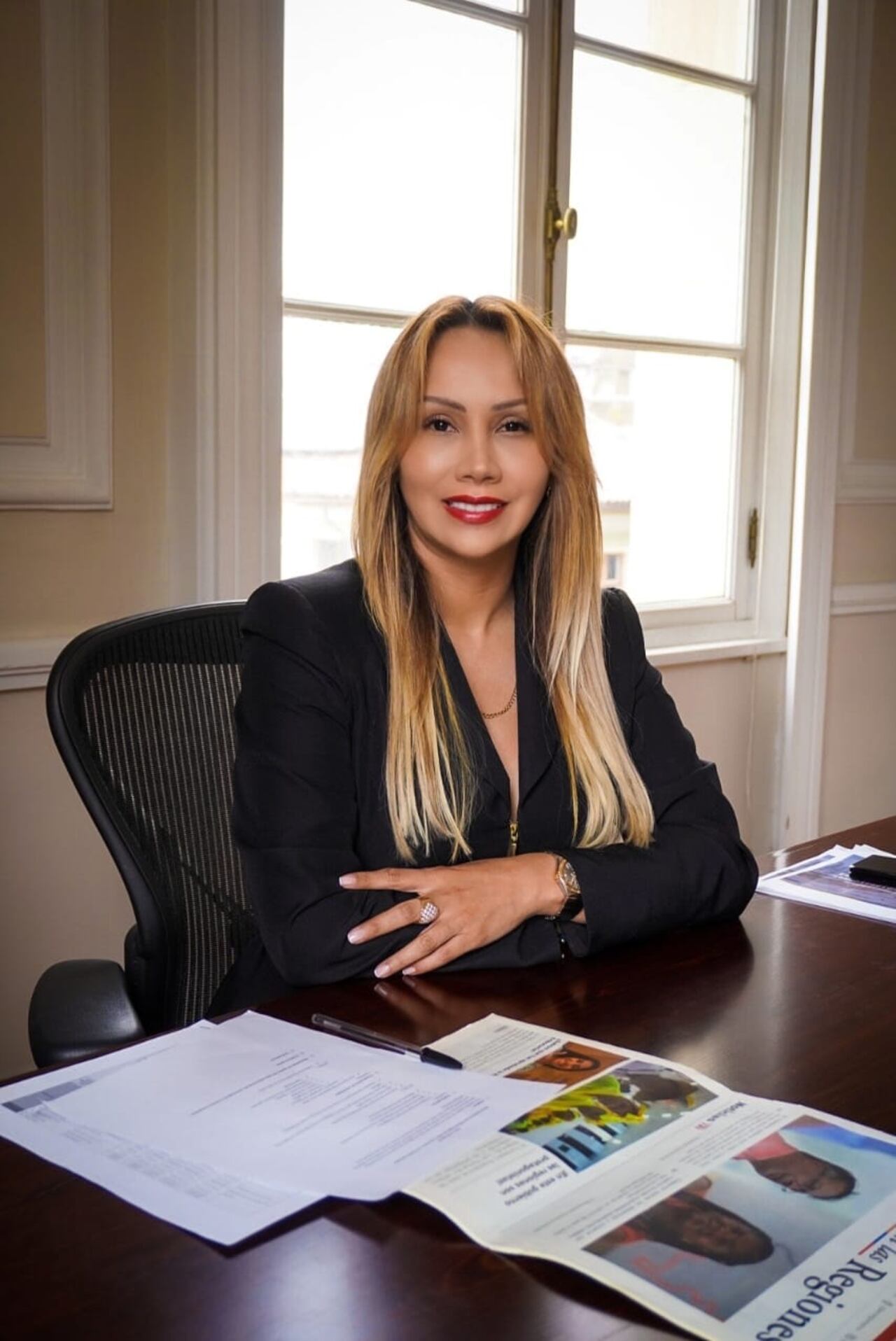 La nueva consejera para las Regiones, Sandra Liliana Ortiz, nació en Paz de Río, Boyacá y es administradora de empresas de la Universidad de La Salle.