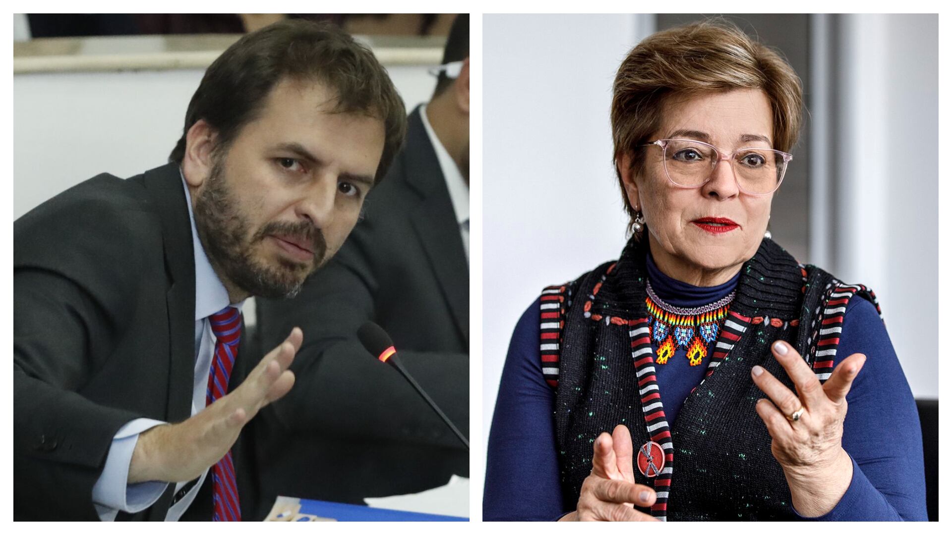 El representante Andrés Forero cuestionó los cargos de los hijos de la ministra de Trabajo Gloria Inés Ramírez.