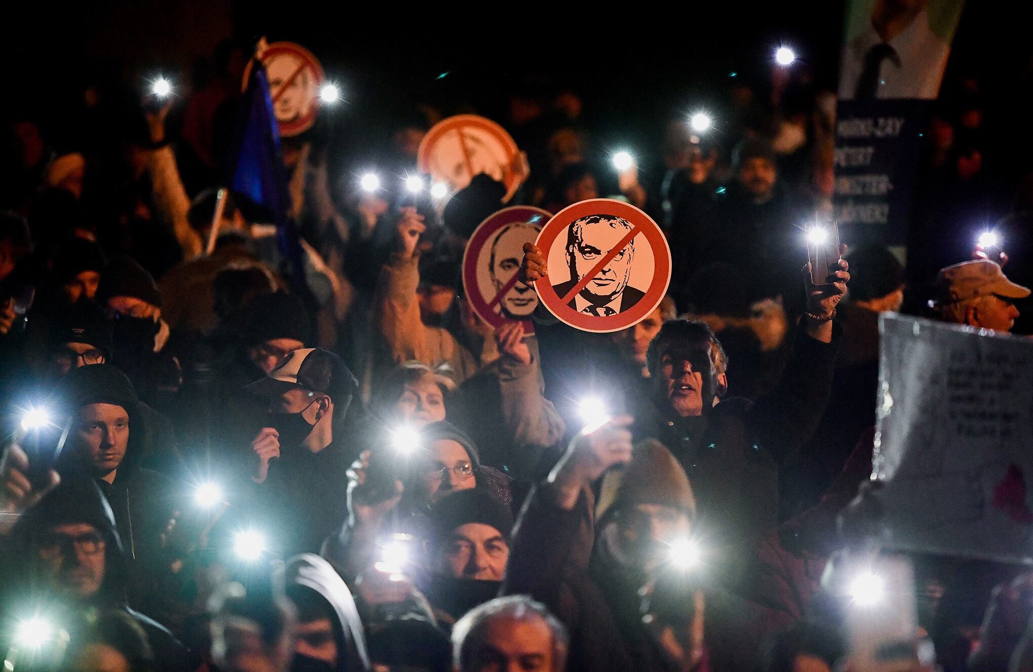 Marchas a favor de Ucrania.