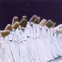 Tabla titulada Derviches, de Franco Battiato, que firmaba su pintura como Süphan Barzani. Battiato.it