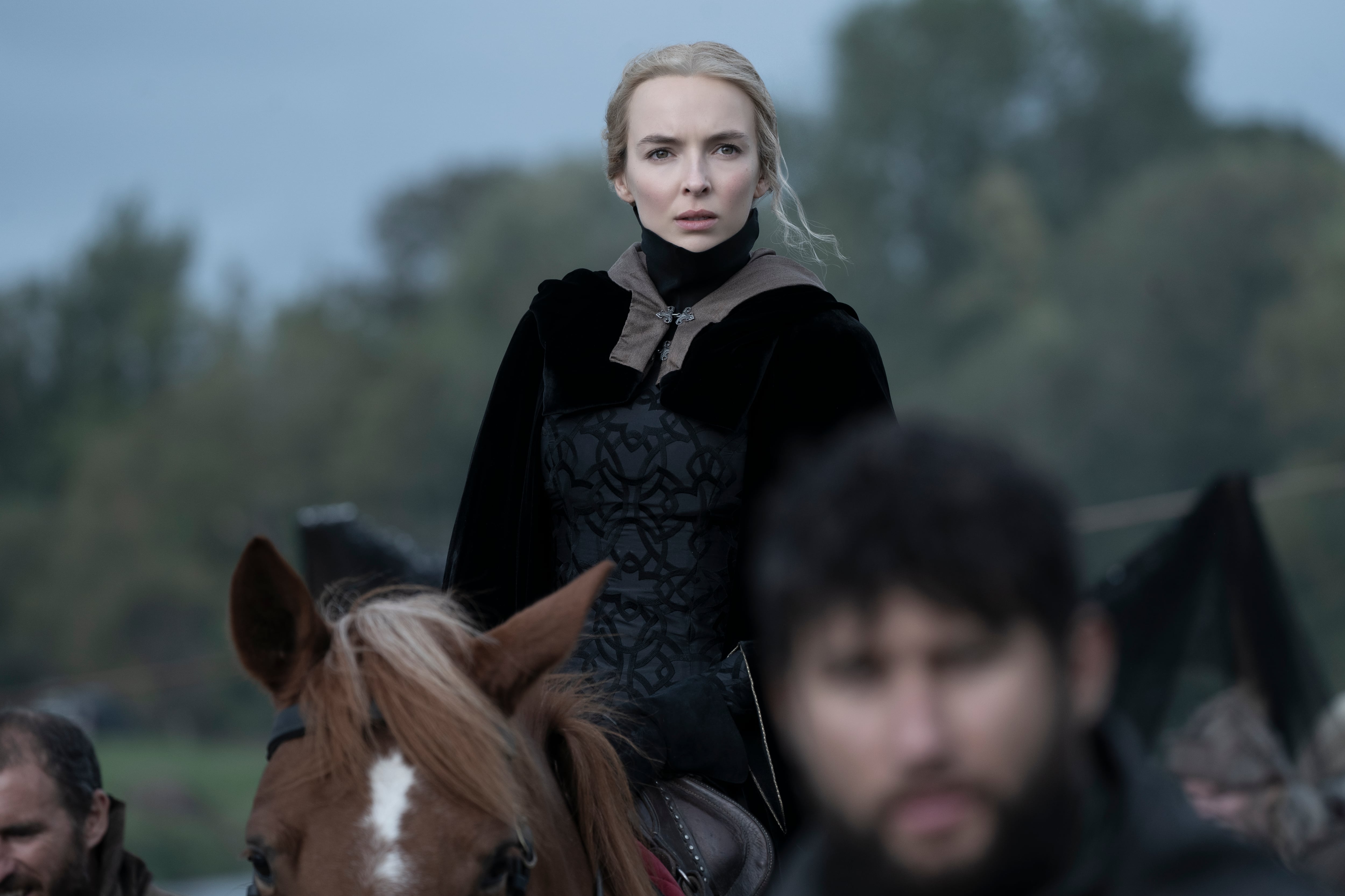 Jodie Comer es Marguerite de Carrouges  en THE LAST DUEL.