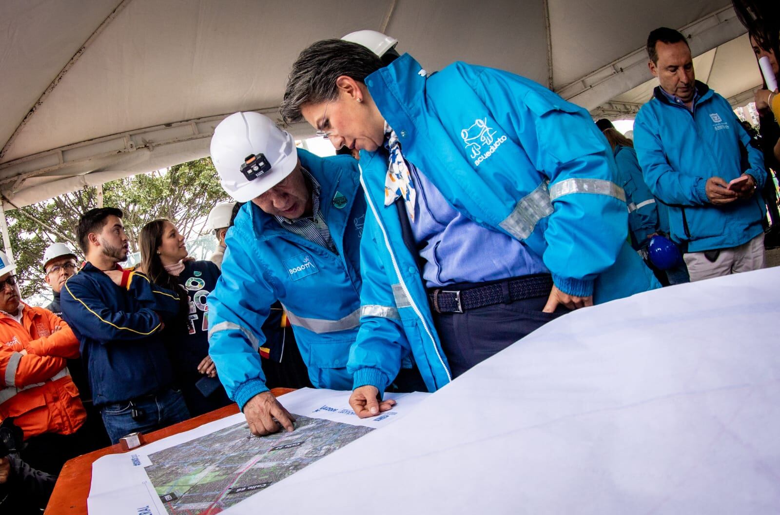 La alcaldesa Claudia López destacó la importancia de esta obra para la capital del país para los próximos 100 años.