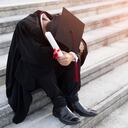 New graduates are stressed because of lack of work due to technology to replace their work.