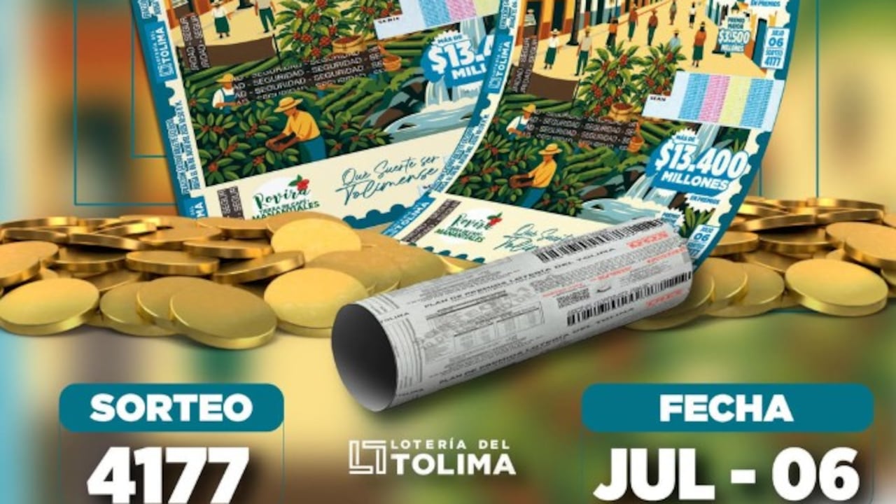 Lotería del Tolima 6 de julio de 2026