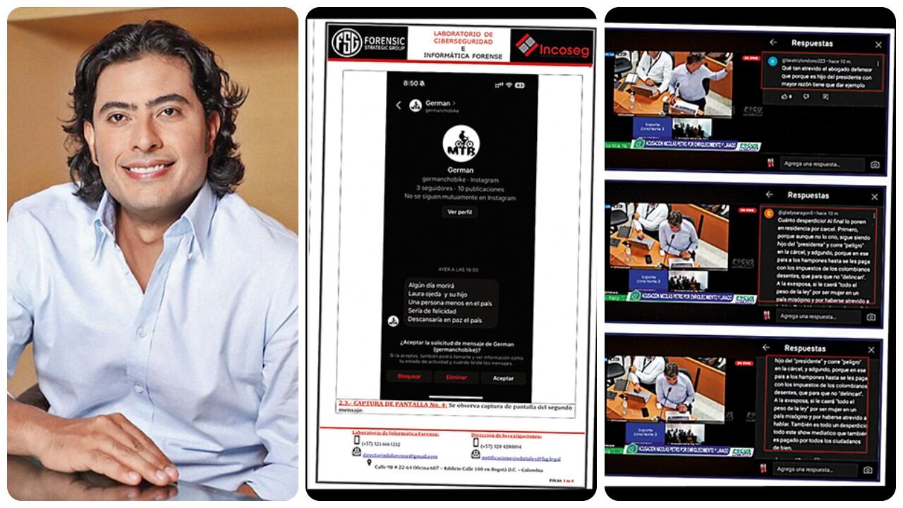 Nicolás Petro denunció amenazas en su contra y de su familia.