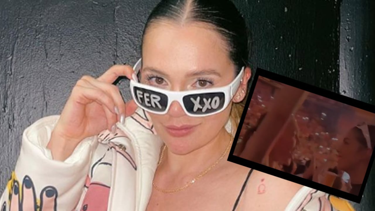 Lina Tejeiro y Greeicy en concierto de Feid - Foto tomada de Instagram @linatejeiro - montaje