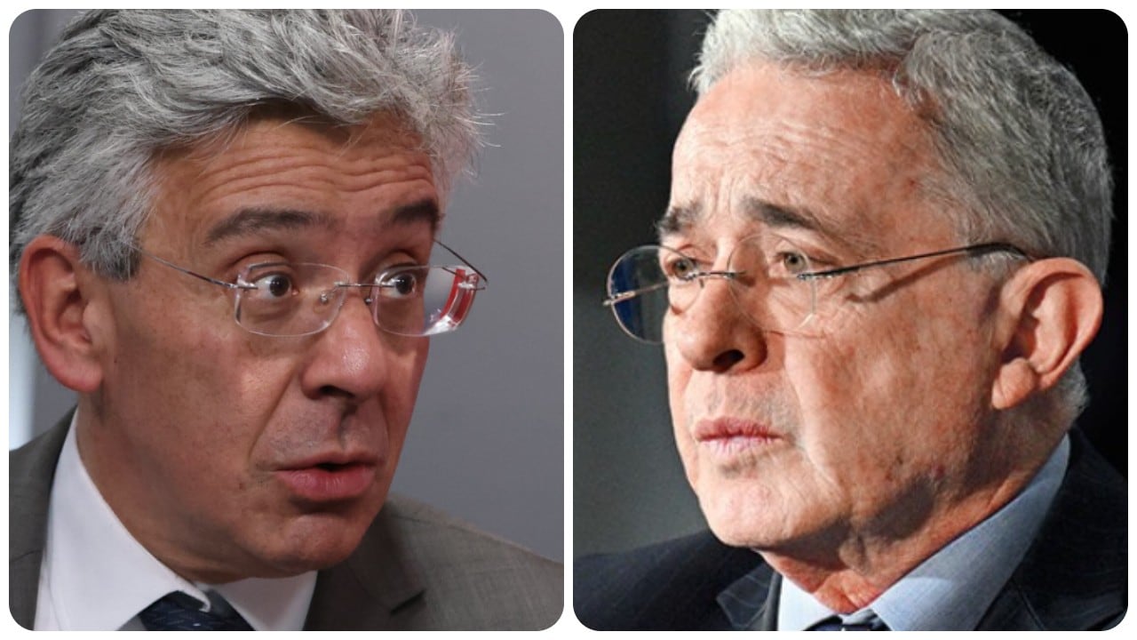 Enrique Gómez Martínez y Álvaro Uribe Vélez.