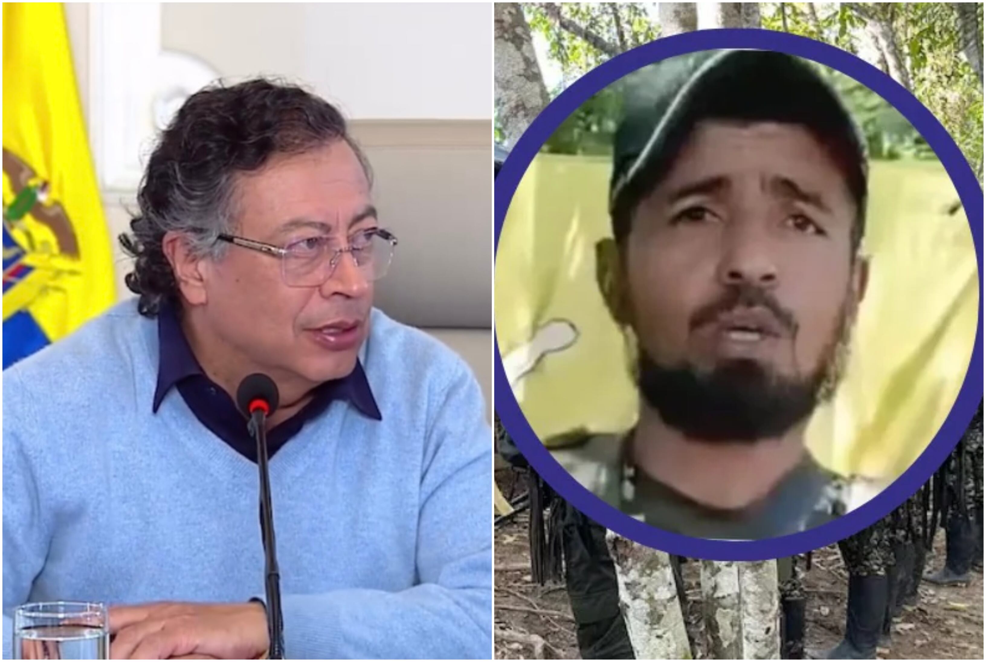 Gustavo Petro y alias Mocho Olmedo