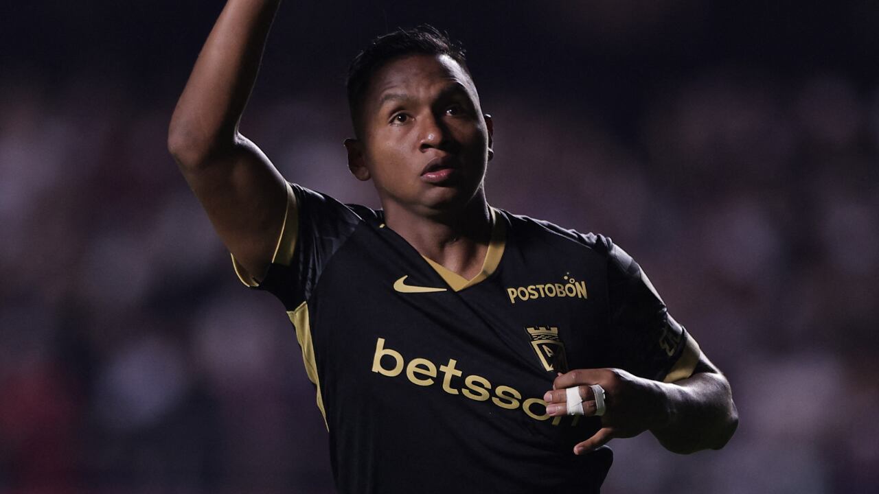 Alfredo Morelos, delantero al servicio de Atlético Nacional.