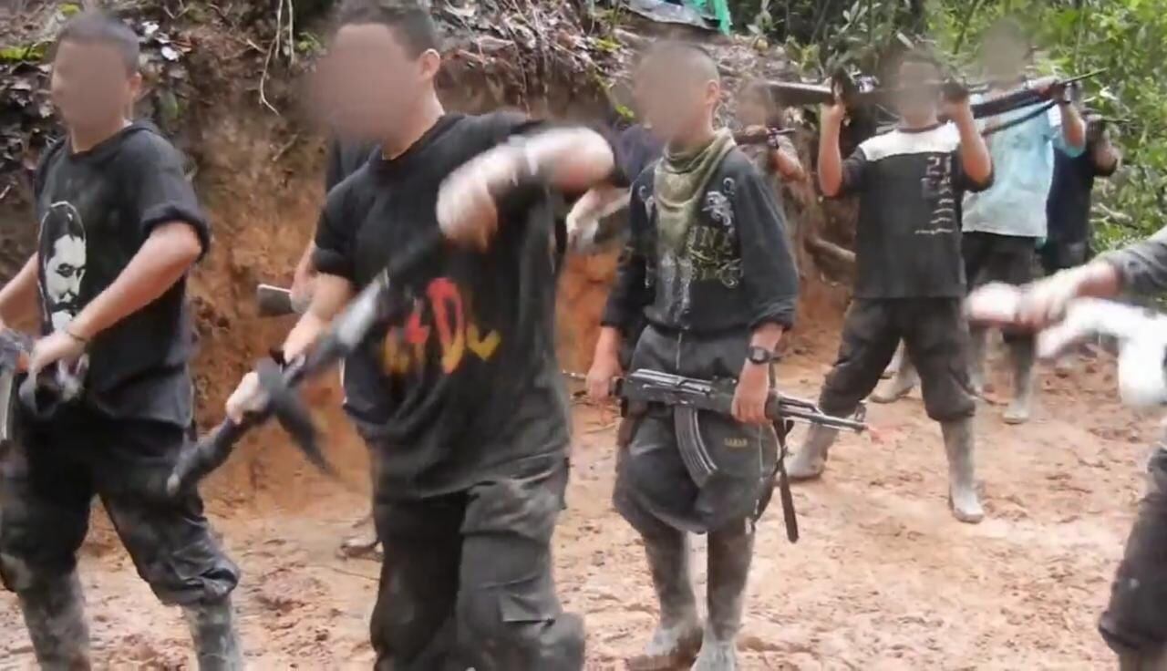 Reclutamiento de menores por parte de las Farc