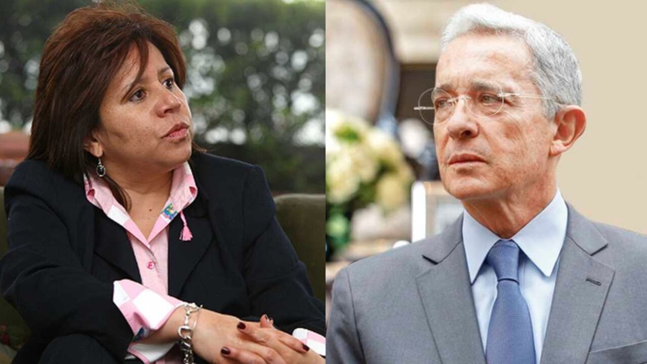 María del Pilar Hurtado y el expresidente Álvaro Uribe