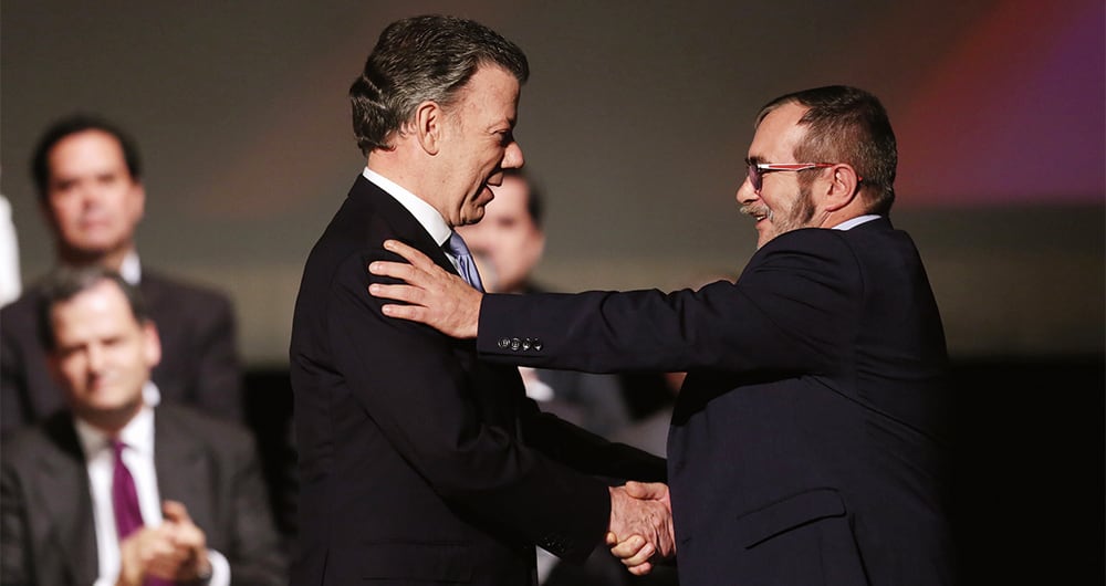   Por estos días se cumplieron 7 años del proceso de paz que firmaron el Gobierno de Juan Manuel Santos y las Farc, que lideraba Timochenko.