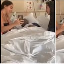 Pelé rodeado de su familia en el hospital