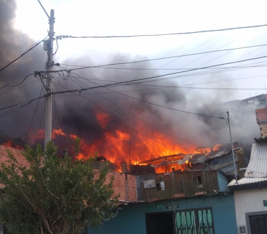 La emergencia se registra en la localidad de Ciudad Bolívar.