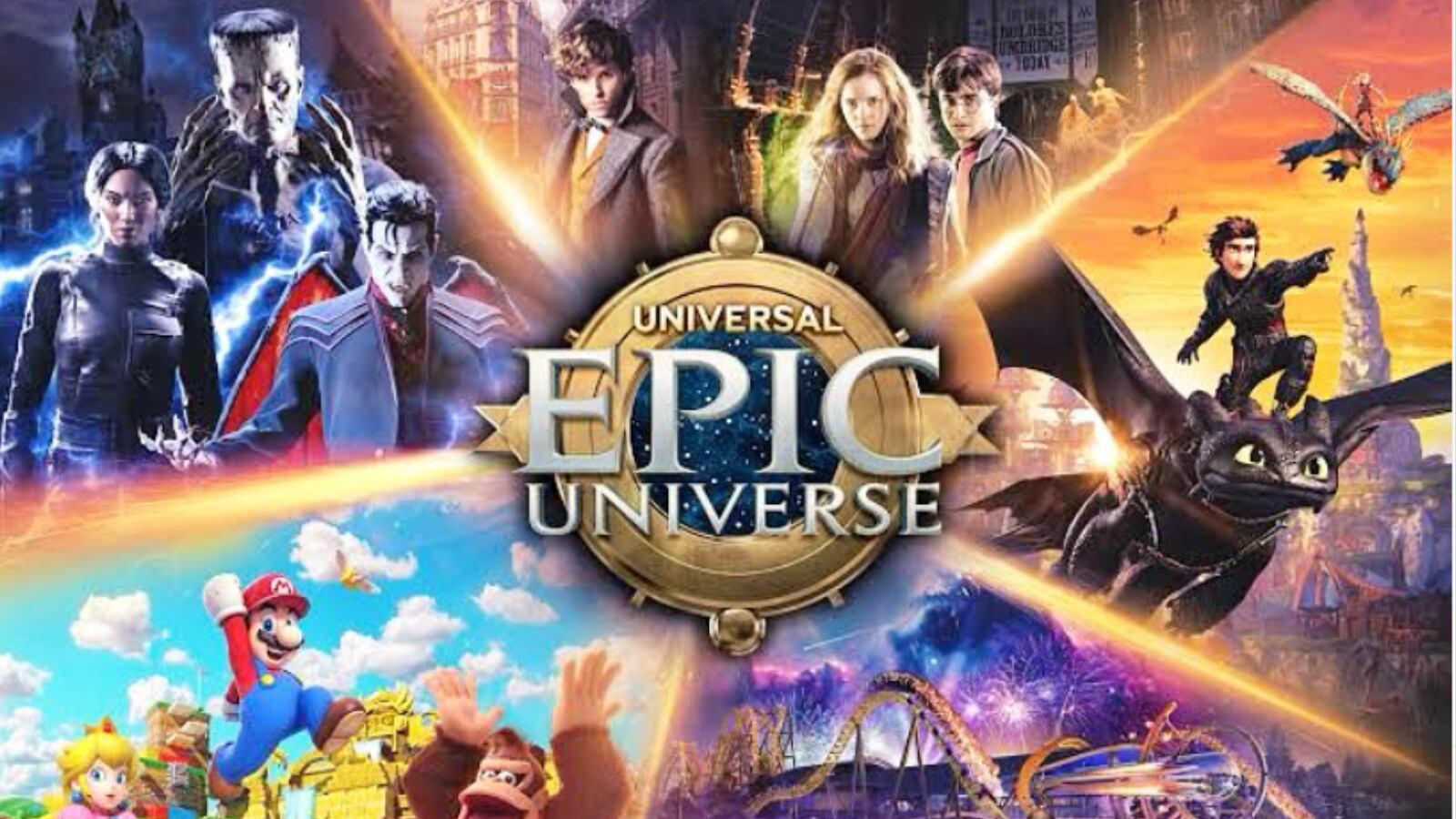 Universal Epic Universe y sus 5 grandes reinos
