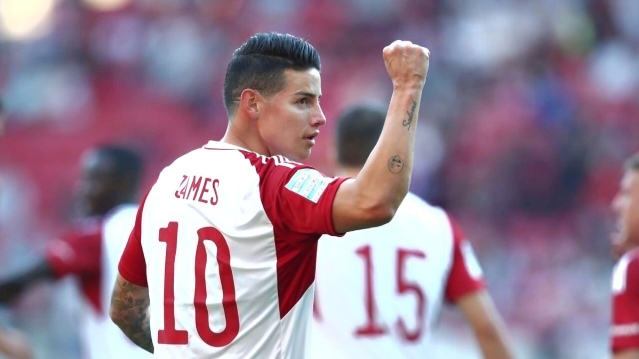 James Rodríguez, Olympiacos. Foto: Twitter Olympiacos FC (@olympiacosfc).
