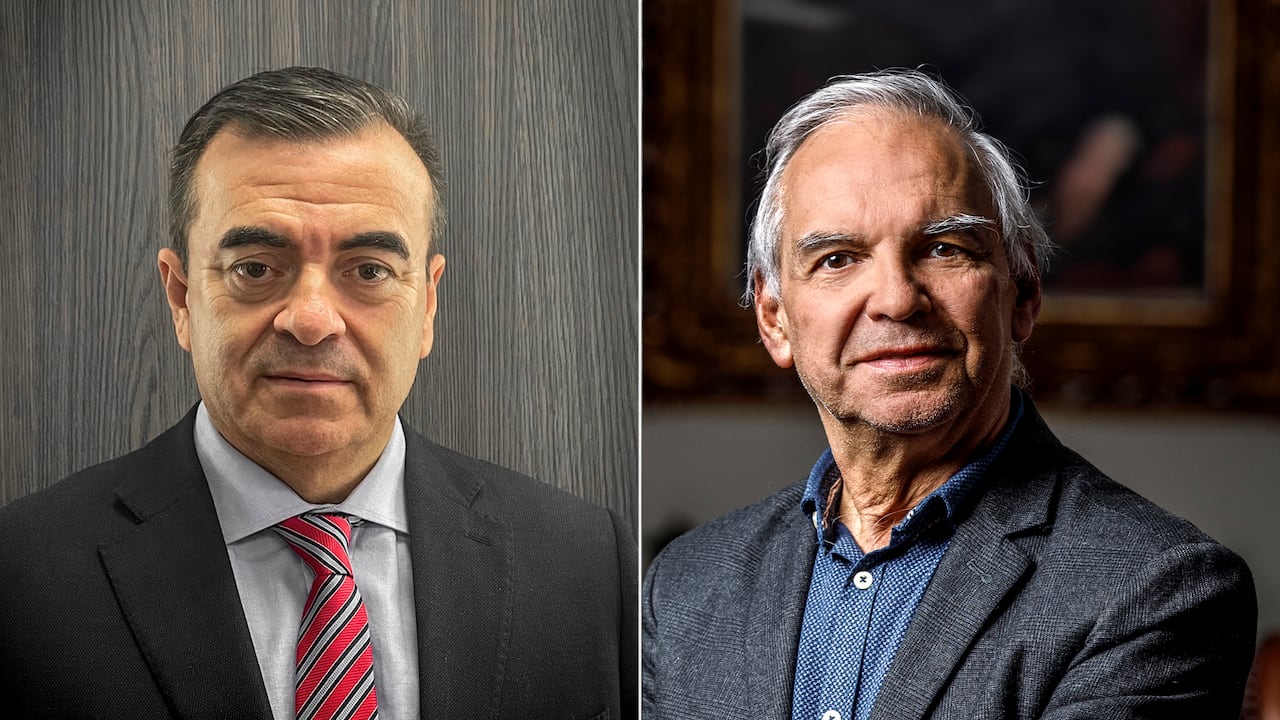 Olmedo López y Ricardo Bonilla