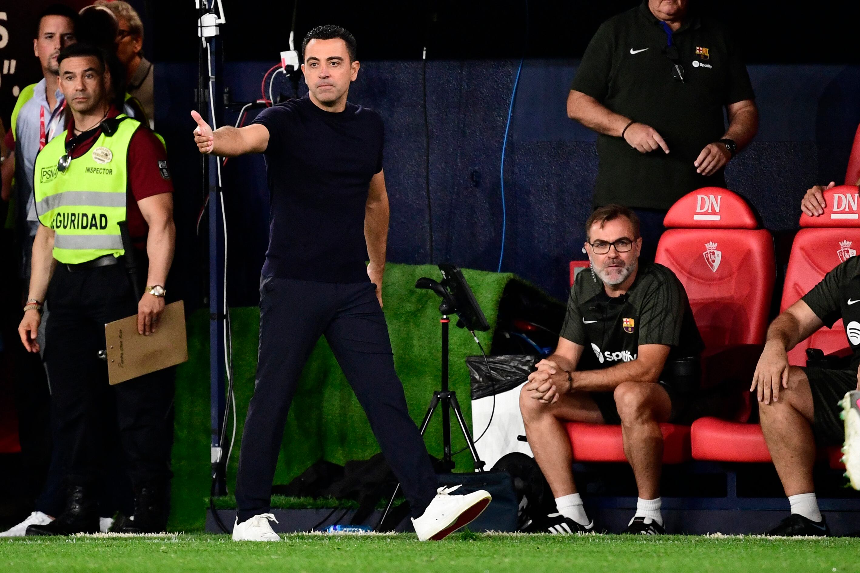 Xavi, DT del Barcelona.