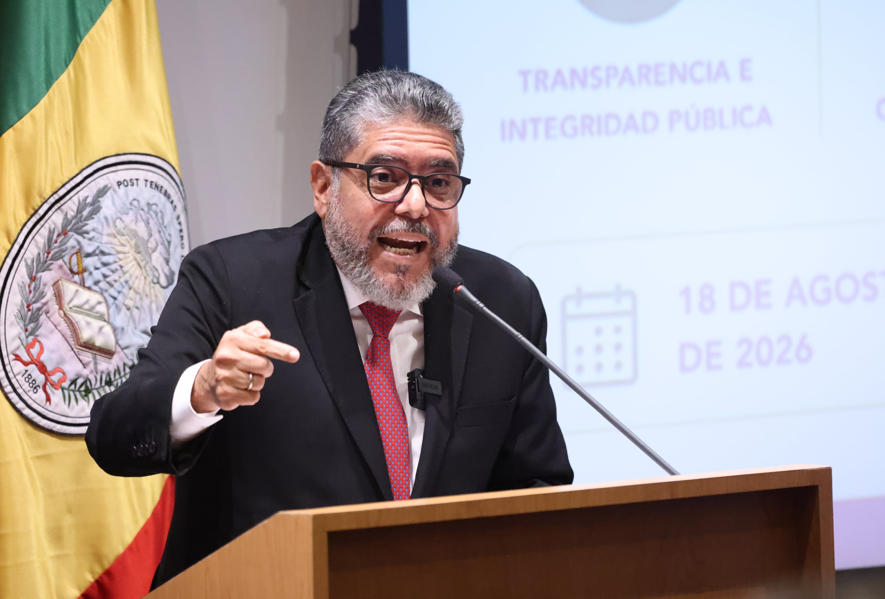 DÍA NACIONAL DE LUCHA CONTRA LA CORRUPCIÓN 18 agosto 2026
Contralor General de la República Dr. Carlos Hernan Rodríguez Becerra