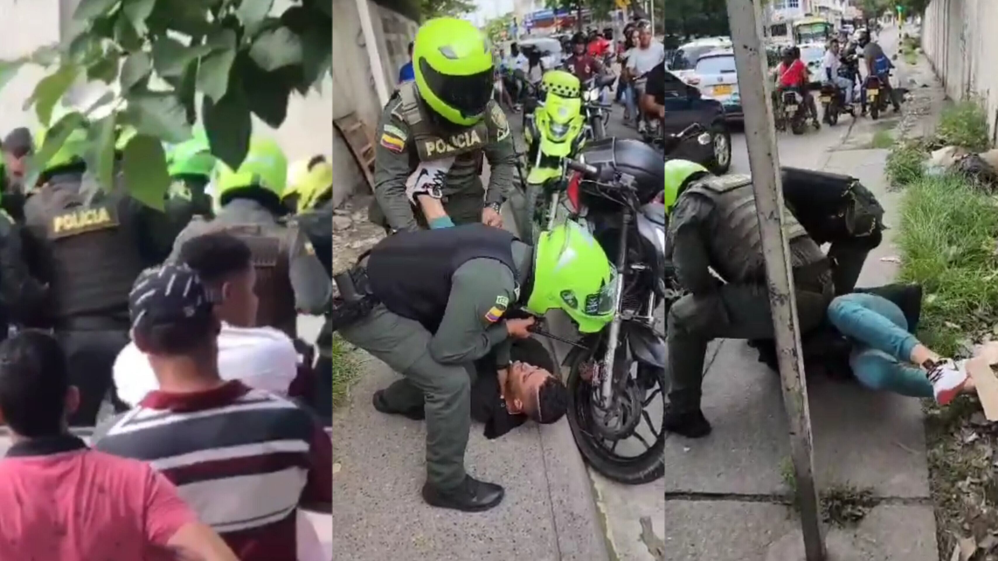 Presunto caso de abuso policial en Cartagena