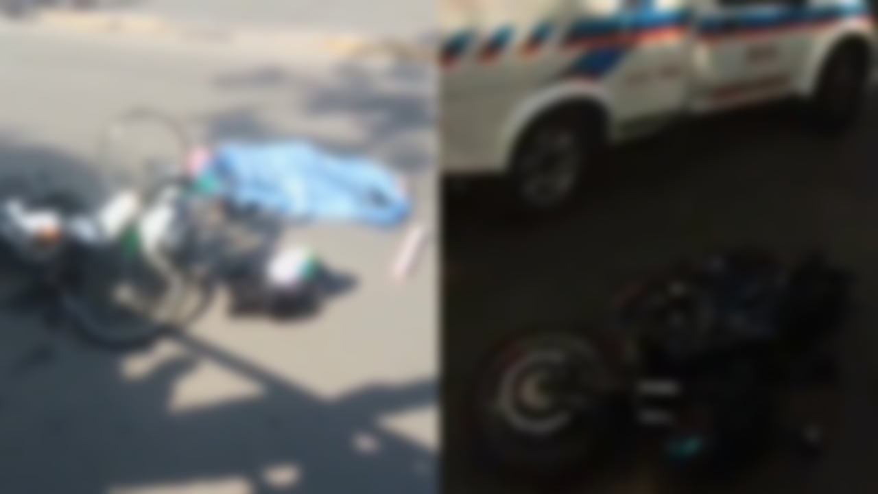 El accidente en Bogotá, este miércoles 28 de octubre.