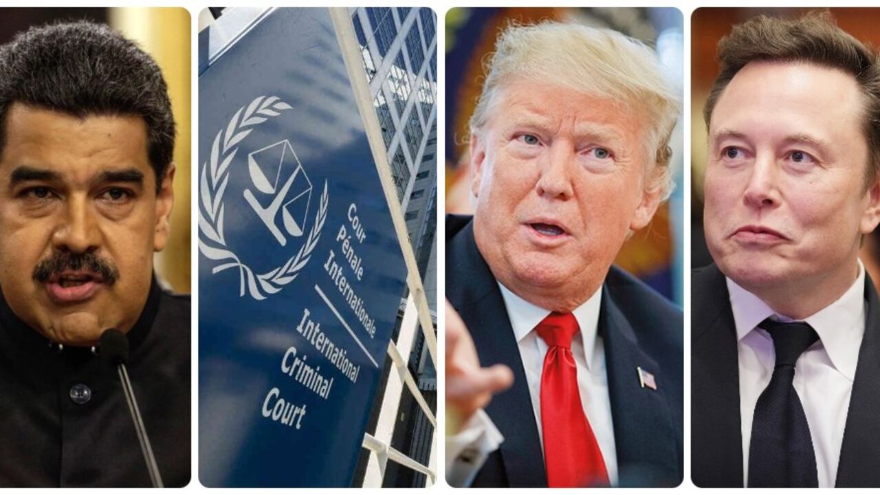 Maduro, Donald Trump y Elon Musk.