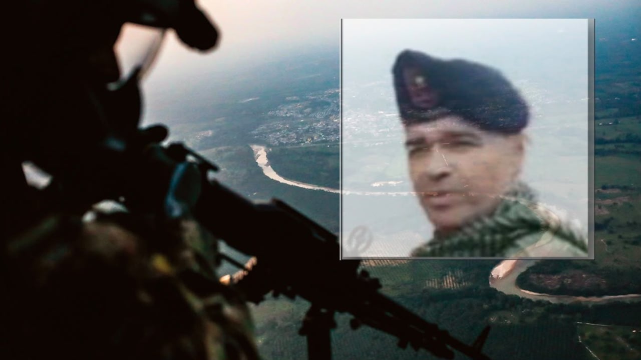 En la imagen, alias Ferley Ríos, cabecilla de las disidencias de las Farc Carlos Patiño.