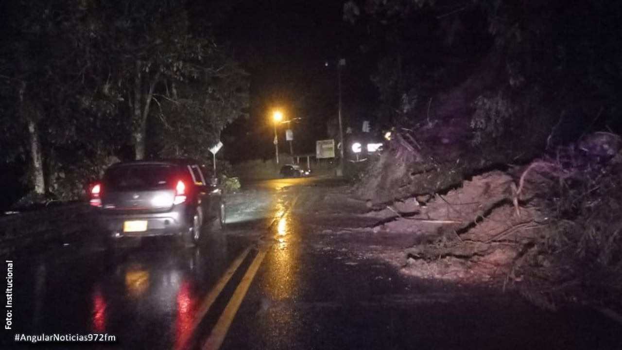 Durante la noche se habilitó el paso a un carril en la antigua vía Chinchiná - Manizales.