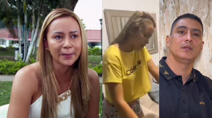 La mujer aseguró que su expareja la agredió