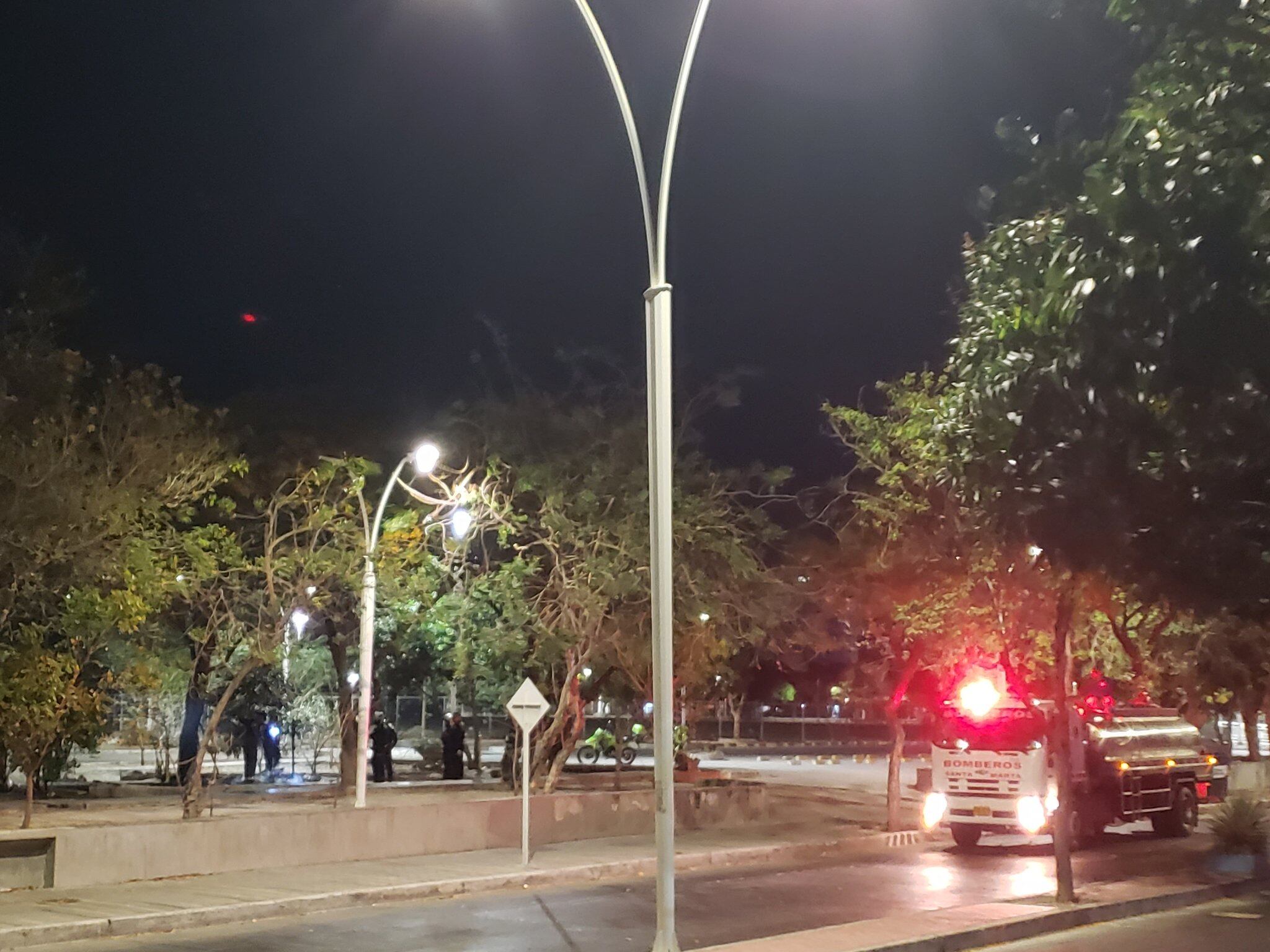 La casa de madera estaba en inmediaciones del Polideportivo de la ciudad