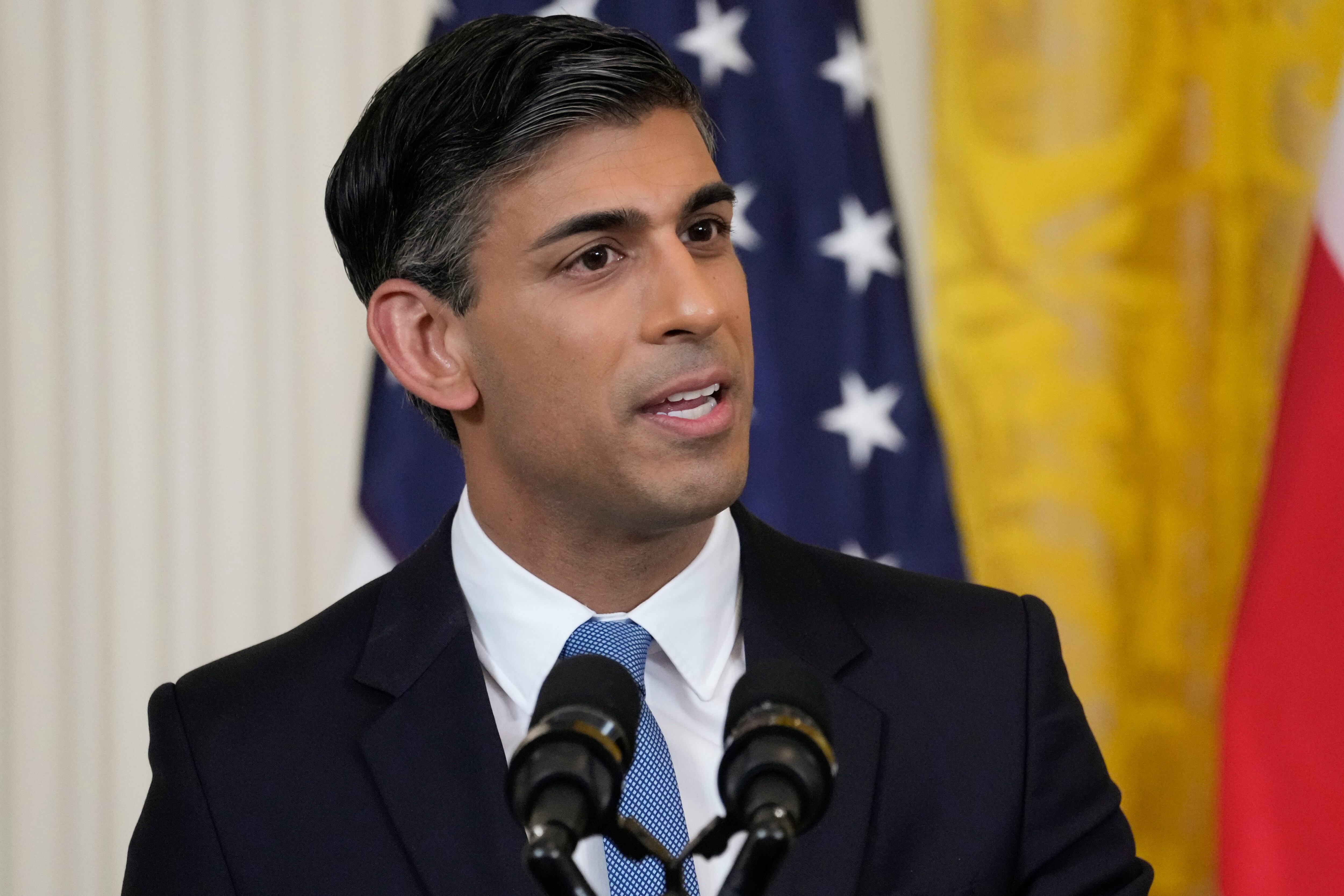 President Joe Bide with British Prime Minister Rishi Sunak