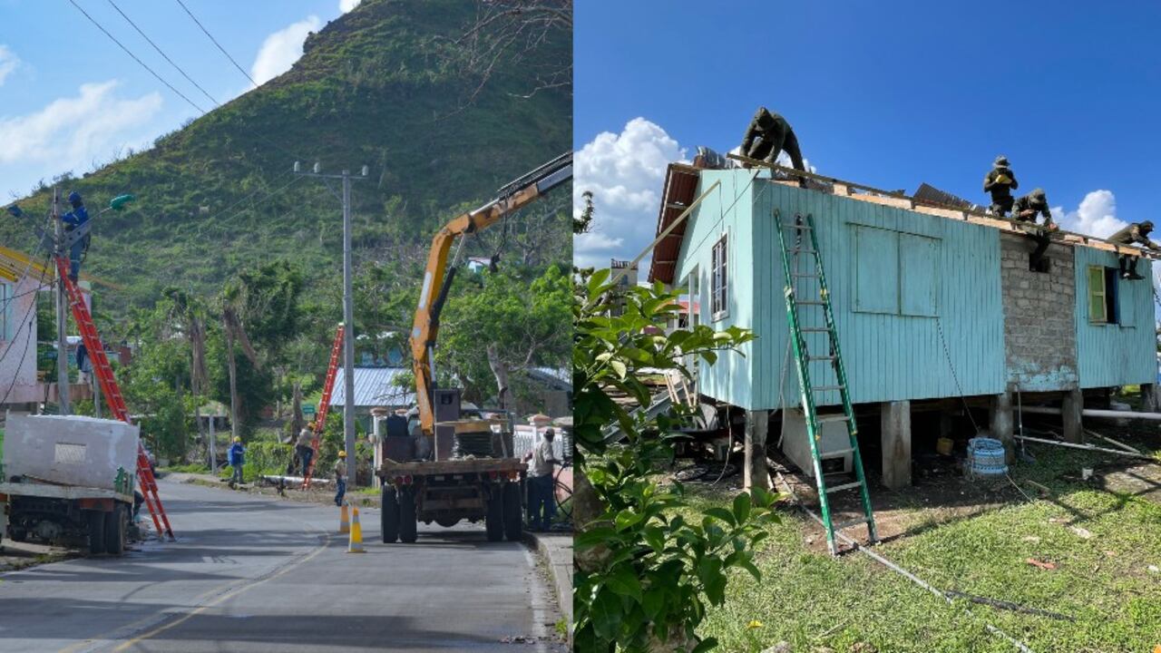 “Decimos que hay dos casas hechas en Providencia, pero las casas reconstruidas básicamente son casas nuevas”