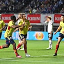 Borré marcó el gol decisivo para el triunfo de la Selección en Osaka