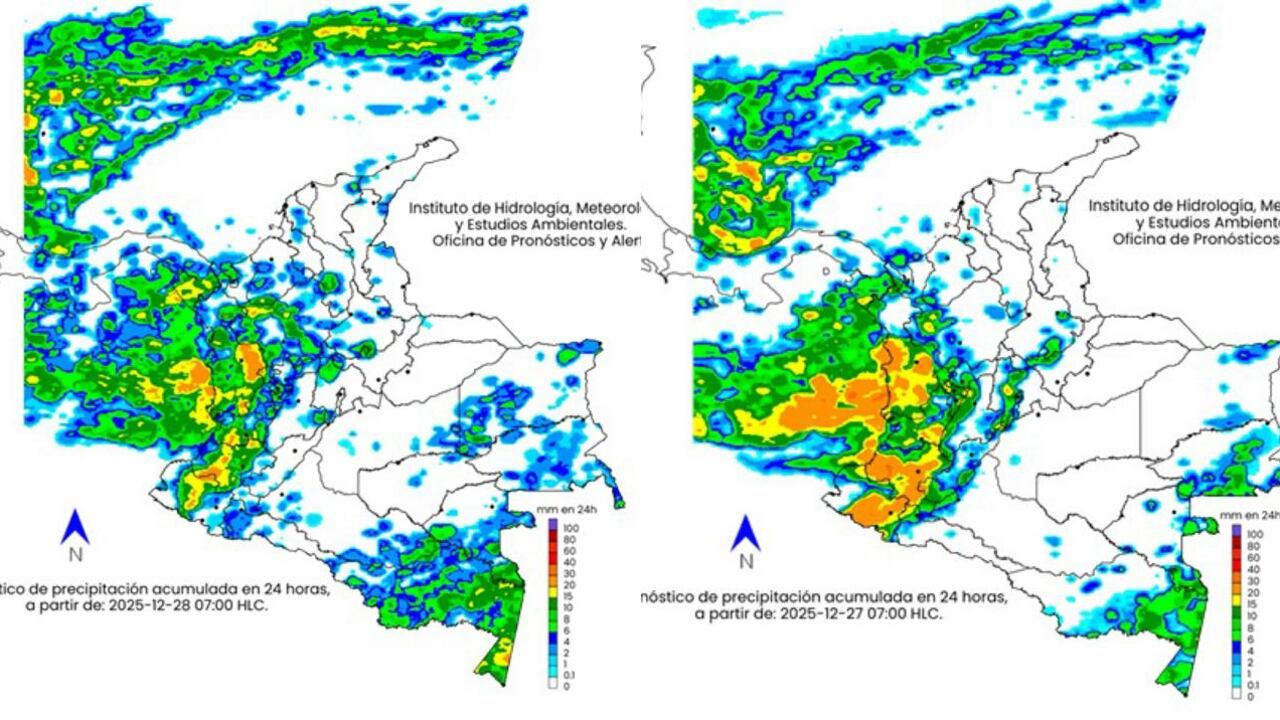 Así estará el clima en Colombia.