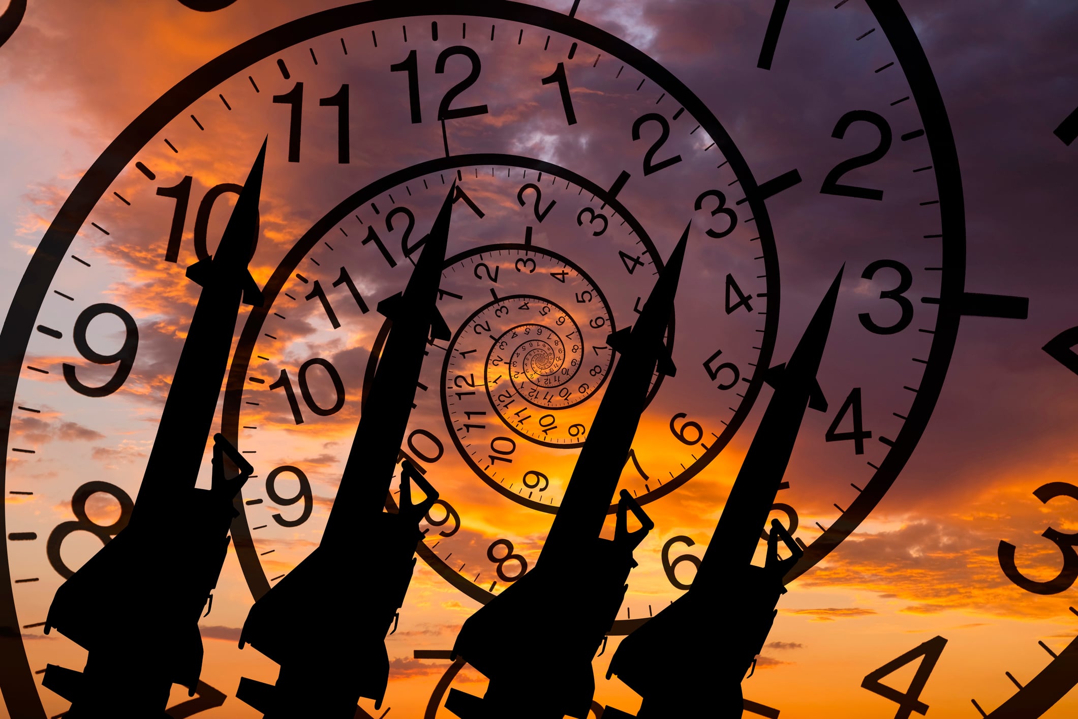 Foto de referencia de un reloj nuclear.