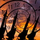 Foto de referencia de un reloj nuclear.