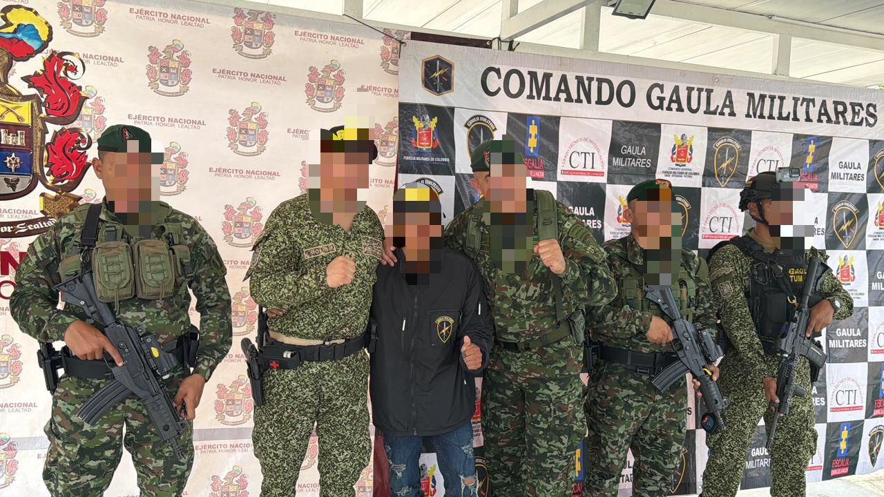 El Gaula del Ejército lideró la operación.