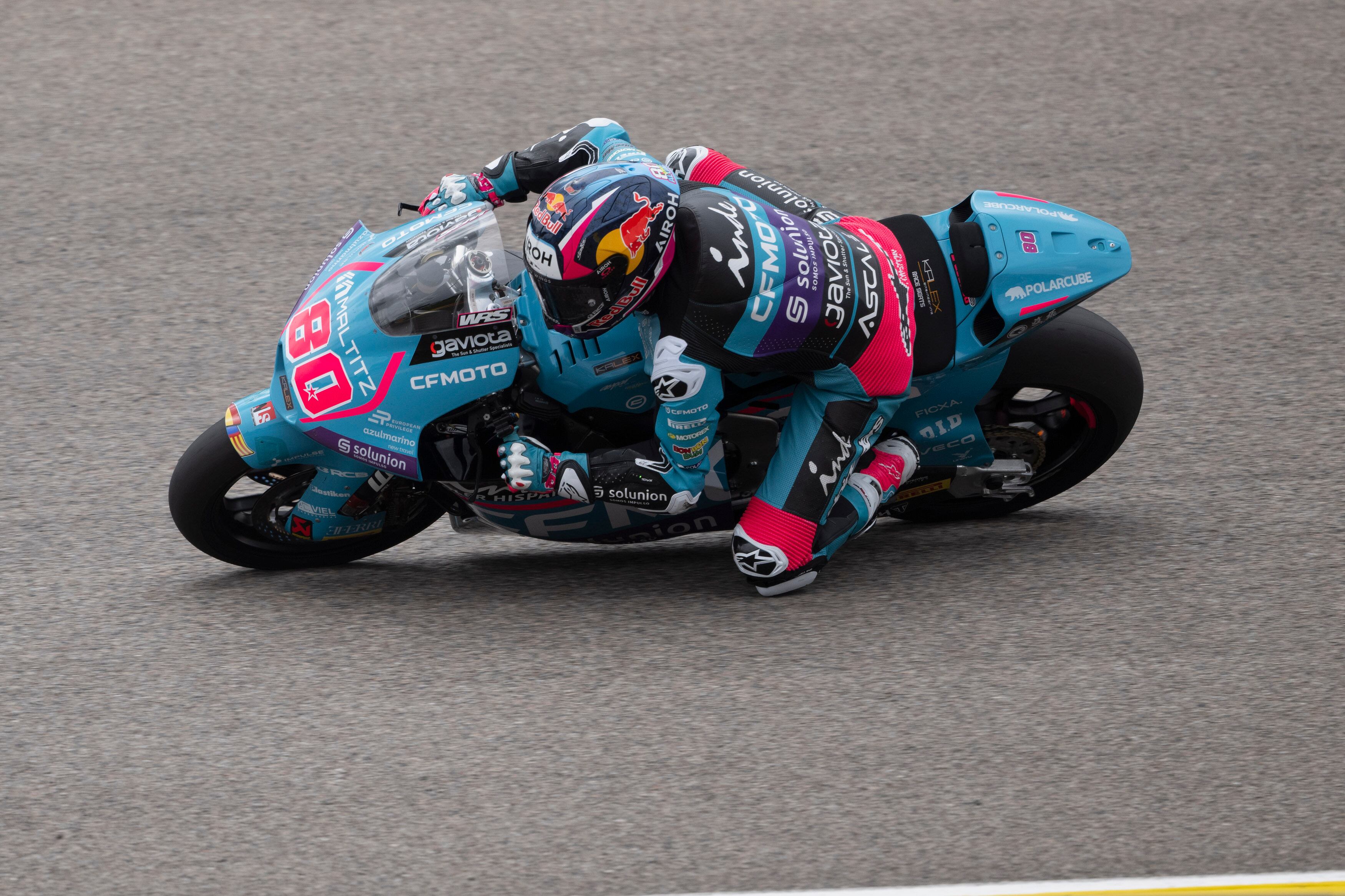 David Alonso en el GP de Alemania por Moto2.