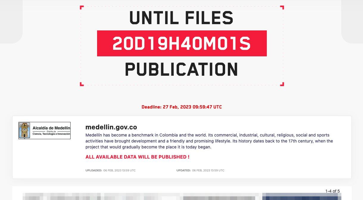 Así se vería la página web oficial de la Alcaldía de Medellín.