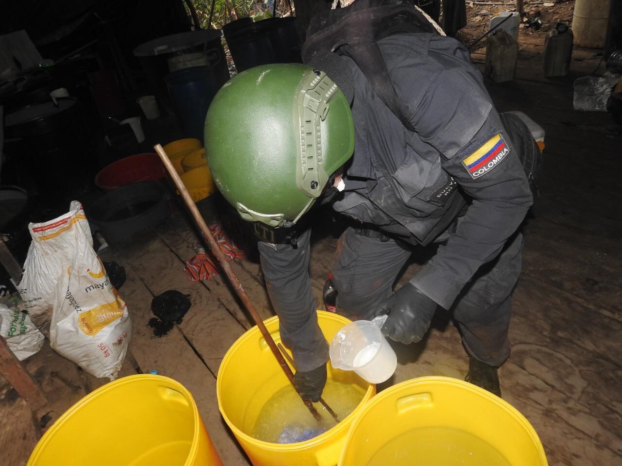 Megalaboratorio de cocaína en Norte de Santander