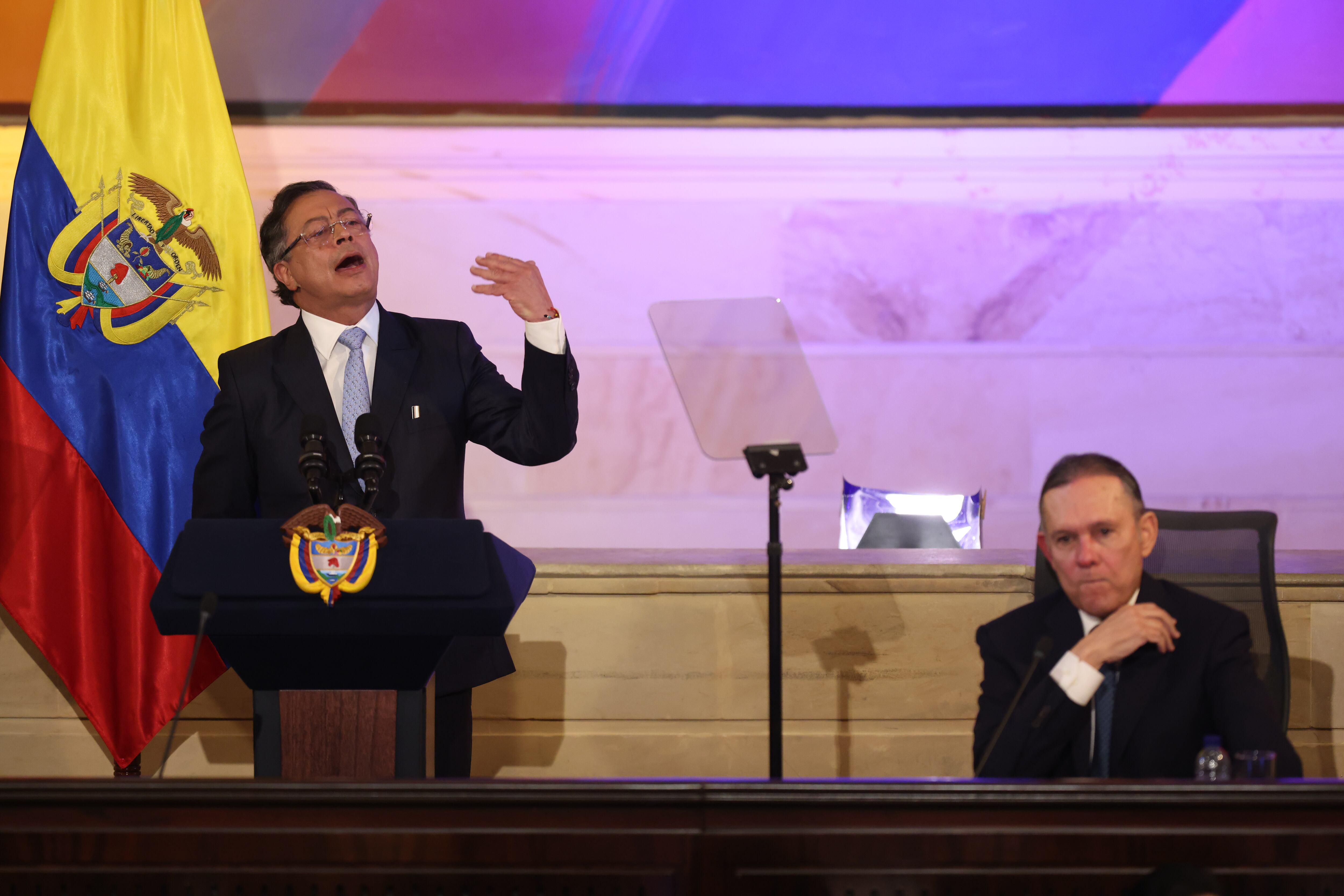 Instalación del Congreso 2025, Presidente Gustavo Petro