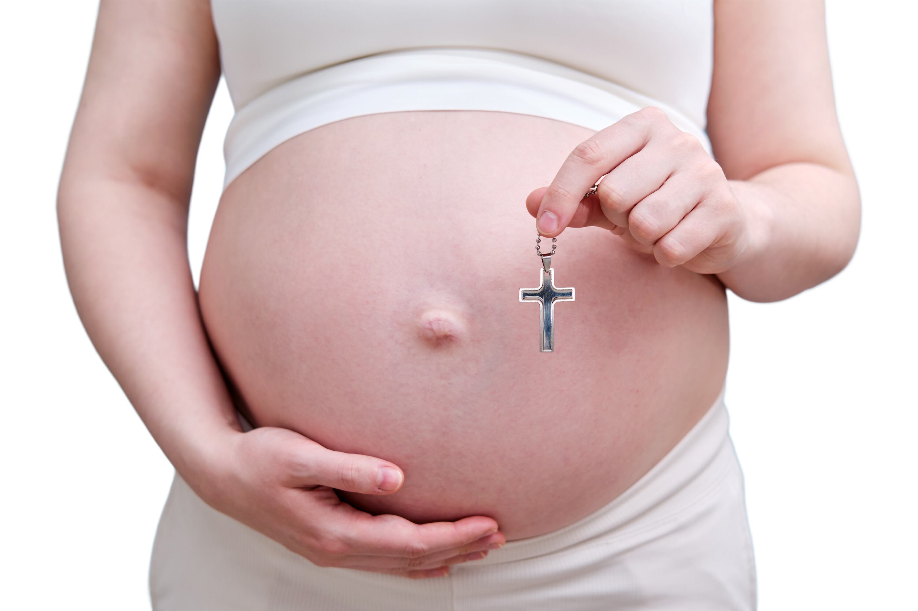 Las mujeres embarazadas tienen que encomendarse a Dios.