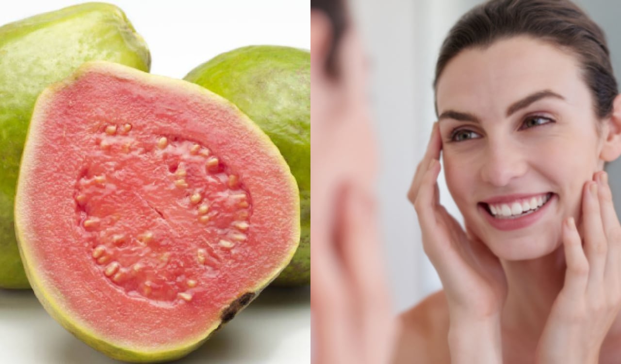 Guayaba, piel, arrugas