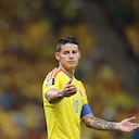 James Rodríguez, volante colombiano que permanece sin equipo luego de lo que fue su participación con en el Mundial 2026