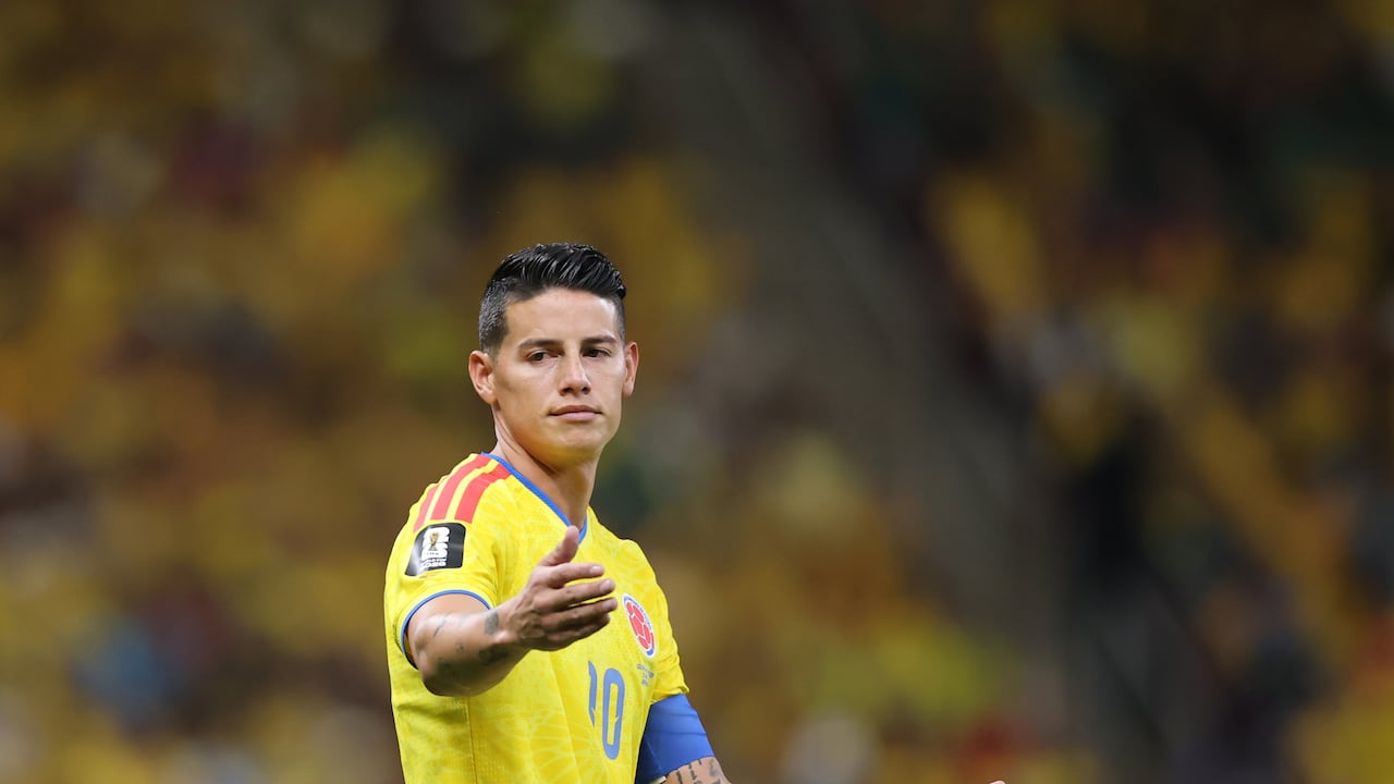 James Rodríguez, volante colombiano que permanece sin equipo luego de lo que fue su participación en el Mundial 2026.