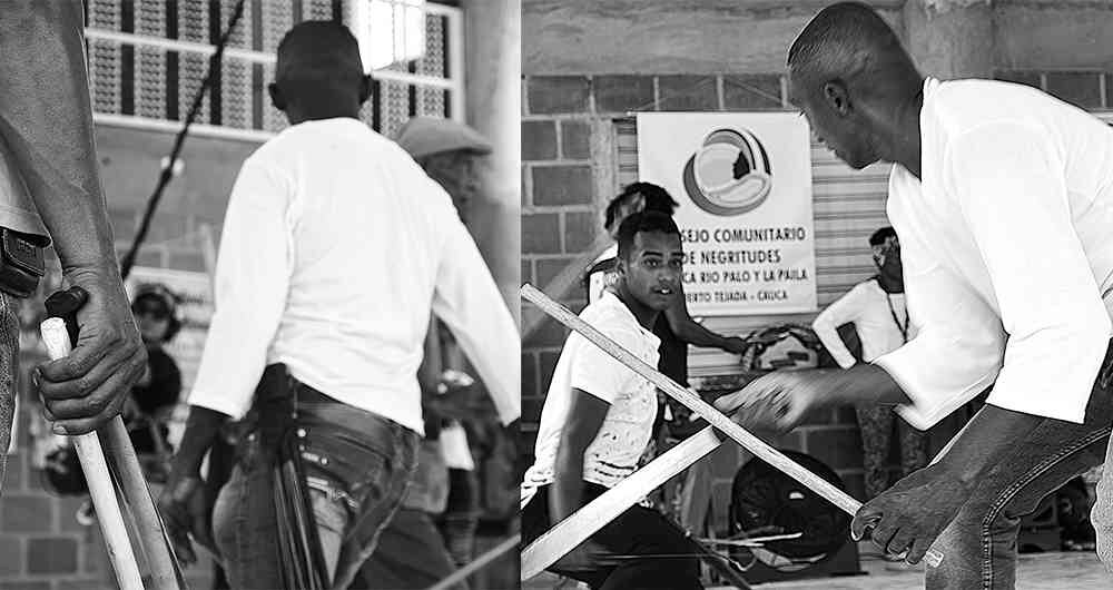 Fotografías tomadas en el IV Festival de Esgrima de Machete y Bordón, el 13 de septiembre en Villarrica, Cauca.