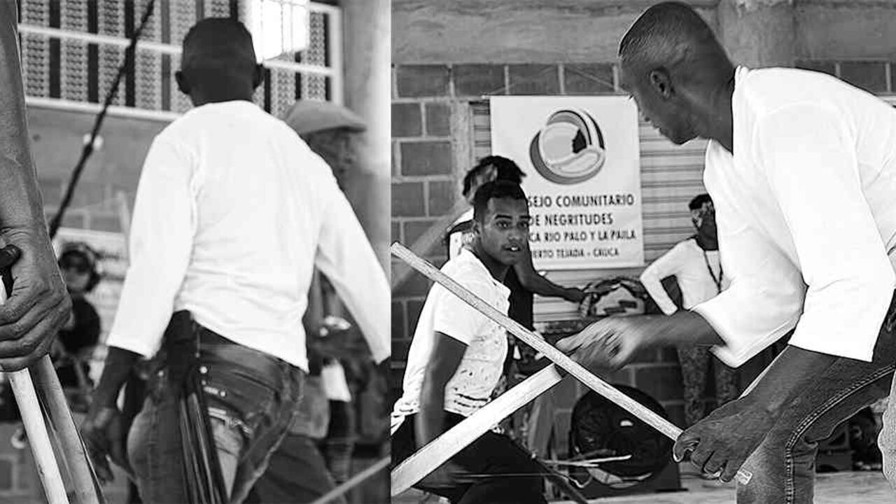 Fotografías tomadas en el IV Festival de Esgrima de Machete y Bordón, el 13 de septiembre en Villarrica, Cauca.