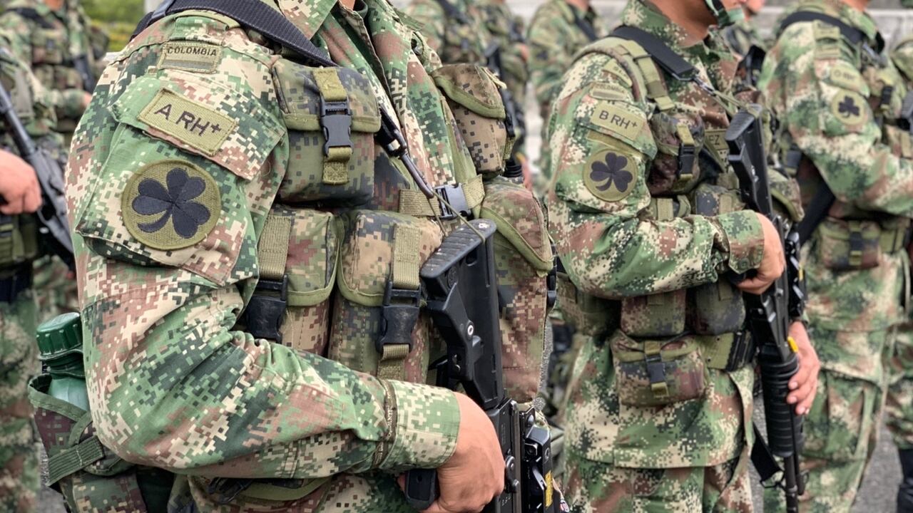 Soldados del Ejército Nacional